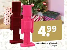 Wibra Notenkraker fluweel aanbieding