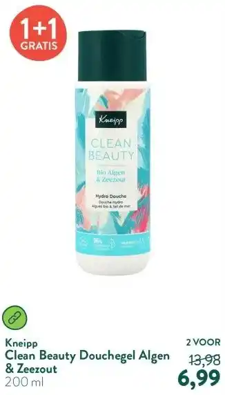 Holland & Barrett Clean Beauty Douchegel Algen & Zeezout aanbieding
