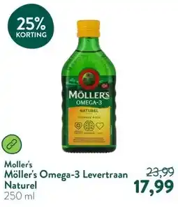 Holland & Barrett Möller's Omega-3 Levertraan Naturel aanbieding