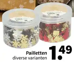 Wibra Pailletten aanbieding