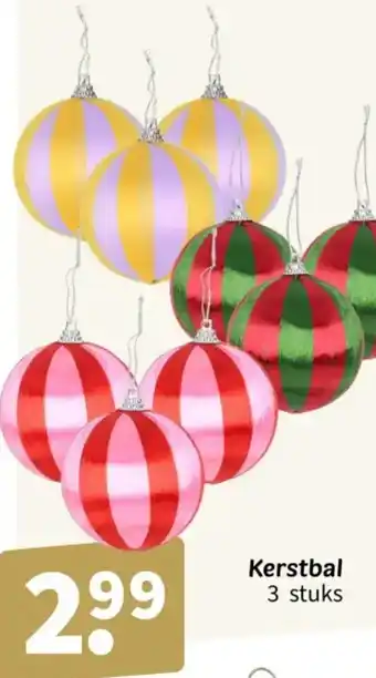 Wibra Kerstbal aanbieding