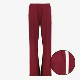 Scapino TwoDay dames wide leg broek met bies rood aanbieding