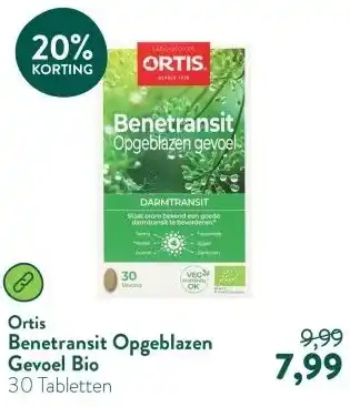 Holland & Barrett Benetransit Opgeblazen Gevoel Bio aanbieding