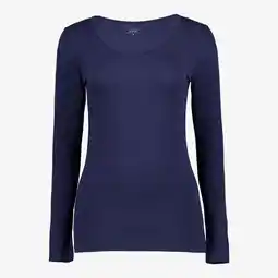 Scapino TwoDay dames GOTS shirt katoen blauw aanbieding