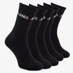 Scapino 5 paar Jack & Jones heren sokken zwart aanbieding