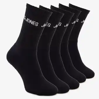 Scapino 5 paar Jack & Jones heren sokken zwart aanbieding