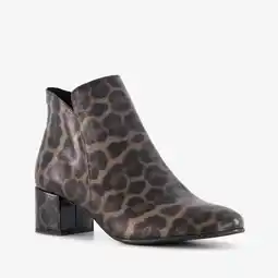 Scapino Tamaris dames enkellaarsjes leopard aanbieding