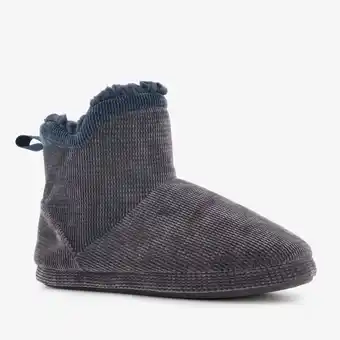 Scapino Thu!s gevoerde heren sloffen grijs aanbieding