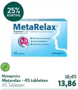 Holland & Barrett Metarelax - 45 tabletten aanbieding