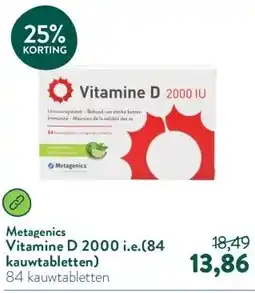 Holland & Barrett Vitamine D 2000 i.e.(84 kauwtabletten) aanbieding