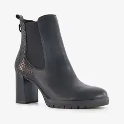 Scapino Tamaris dames enkellaarsjes zwart aanbieding