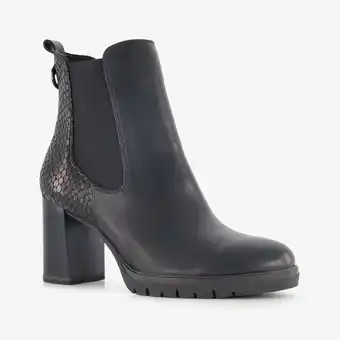 Scapino Tamaris dames enkellaarsjes zwart aanbieding