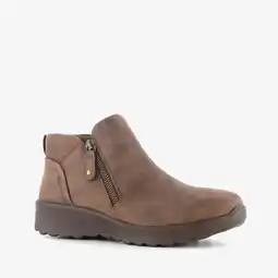 Scapino Skechers Lovely Vibe dames enkellaarsjes bruin aanbieding