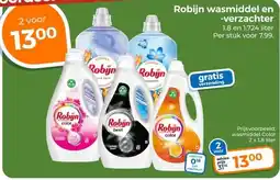 Trekpleister Robijn wasmiddel en -verzachter aanbieding