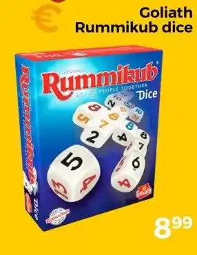 Trekpleister Goliath Rummikub dice aanbieding