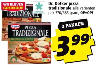 Boni Dr. Oetker pizza tradizionale aanbieding