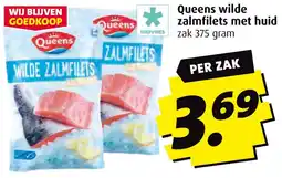 Boni Queens wilde zalmfilets met huid aanbieding