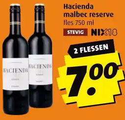 Boni Hacienda malbec reserve aanbieding