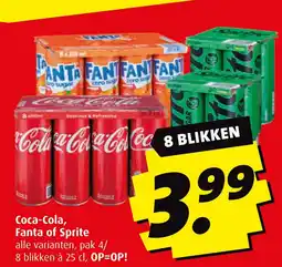 Boni Coca-Cola, Fanta of Sprite aanbieding