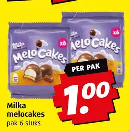 Boni Milka melocakes aanbieding