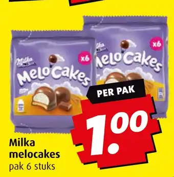 Boni Milka melocakes aanbieding