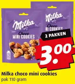 Boni Milka choco mini cookies aanbieding