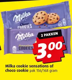 Boni Milka cookie sensations of choco cookie aanbieding