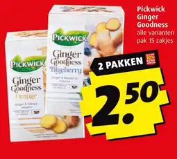 Boni Pickwick Ginger Goodness aanbieding