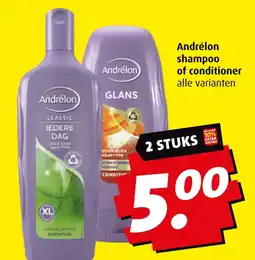 Boni Andrélon shampoo of conditioner aanbieding