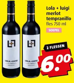 Boni Lola + luigi merlot tempranillo aanbieding