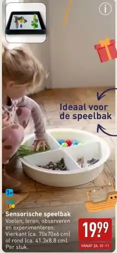 ALDI Sensorische speelbak aanbieding