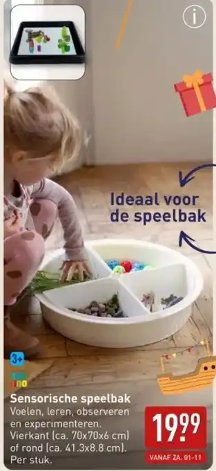 ALDI Sensorische speelbak aanbieding
