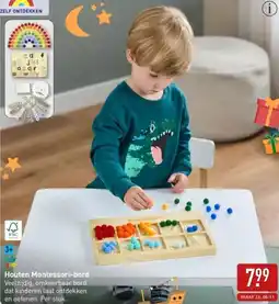 ALDI Houten Montessori-bord aanbieding