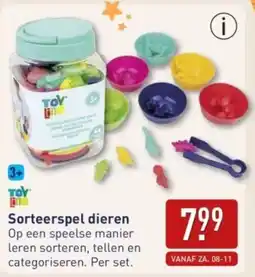 ALDI Sorteerspel dieren aanbieding