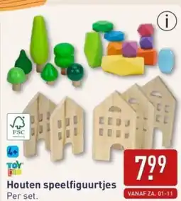 ALDI Houten speelfiguurtjes aanbieding