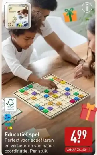 ALDI Educatief spel aanbieding