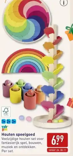 ALDI Houten speelgoed aanbieding