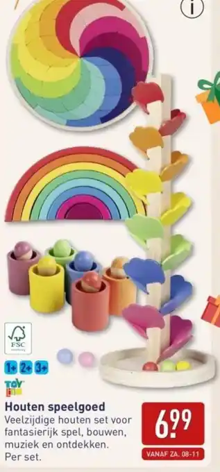 ALDI Houten speelgoed aanbieding