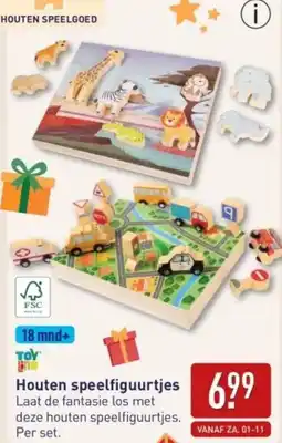 ALDI Houten speelfiguurtjes aanbieding