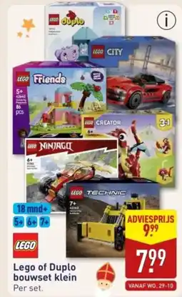 ALDI Lego of Duplo bouwset klein aanbieding