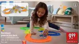 ALDI Racebaan glow in the dark aanbieding