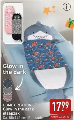 ALDI Glow in the dark slaapzak aanbieding