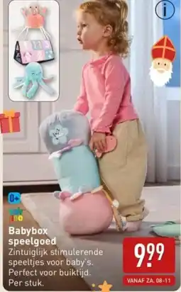 ALDI Babybox speelgoed aanbieding