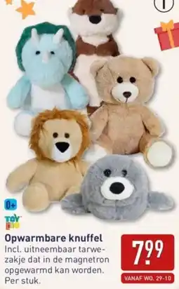 ALDI Opwarmbare knuffel aanbieding