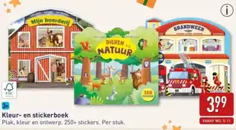 ALDI Kleur- en stickerboek aanbieding