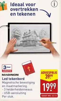 ALDI Led tekenbord aanbieding