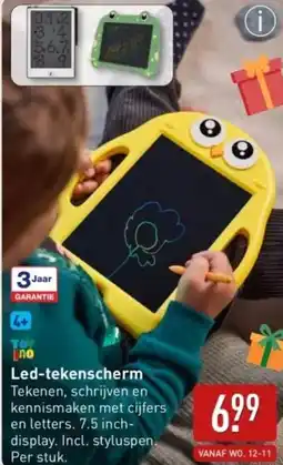ALDI Led-tekenscherm aanbieding
