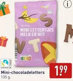 ALDI Mini-chocoladeletters aanbieding