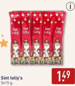 ALDI Sint lolly's aanbieding