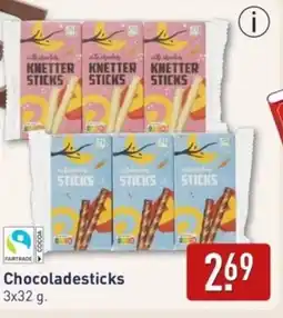 ALDI Chocoladesticks aanbieding